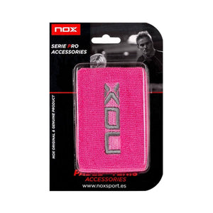 Muñequera Nox Rosada X2