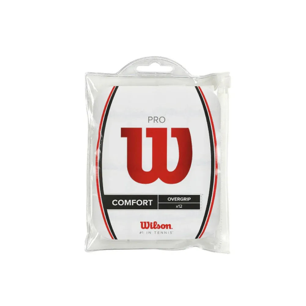 Pro Overgrip Wilson Blanco 12 Unidades