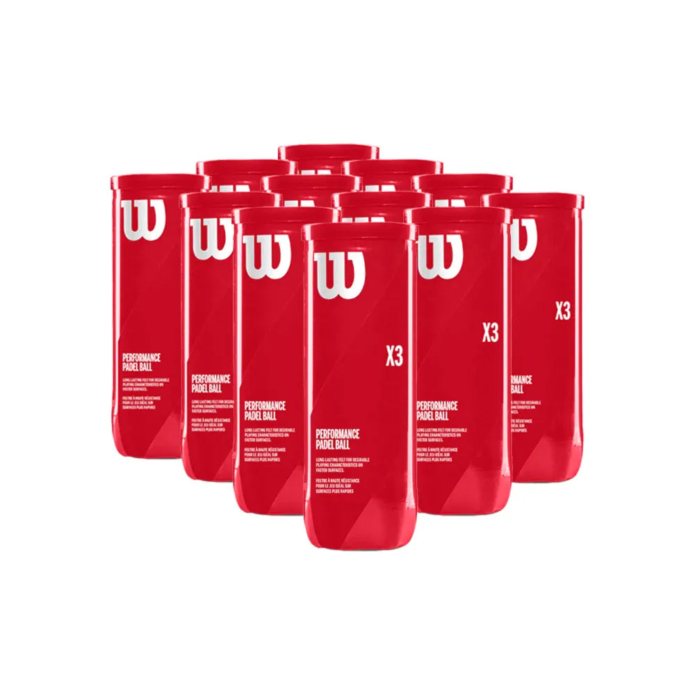 Caja Pelotas Wilson Pádel X12 Tarros