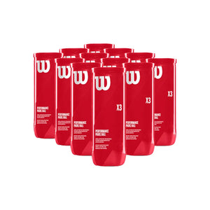 Caja Pelotas Wilson Pádel X12 Tarros