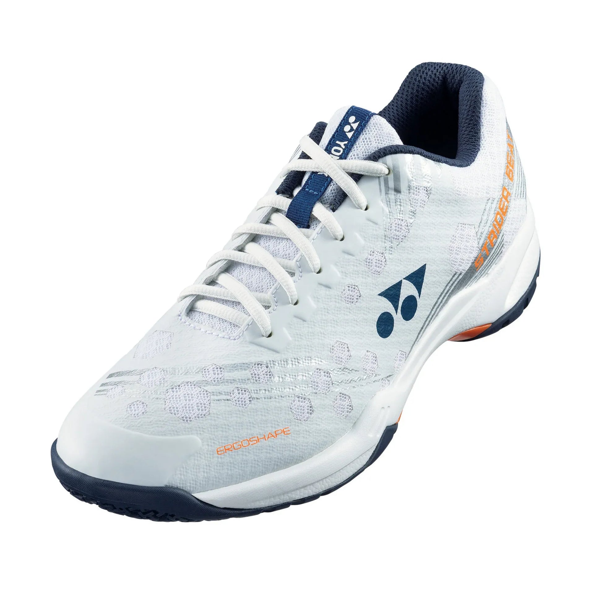 Zapatilla Indoor Power Cushion Strider Beat Blanco/Naranjo