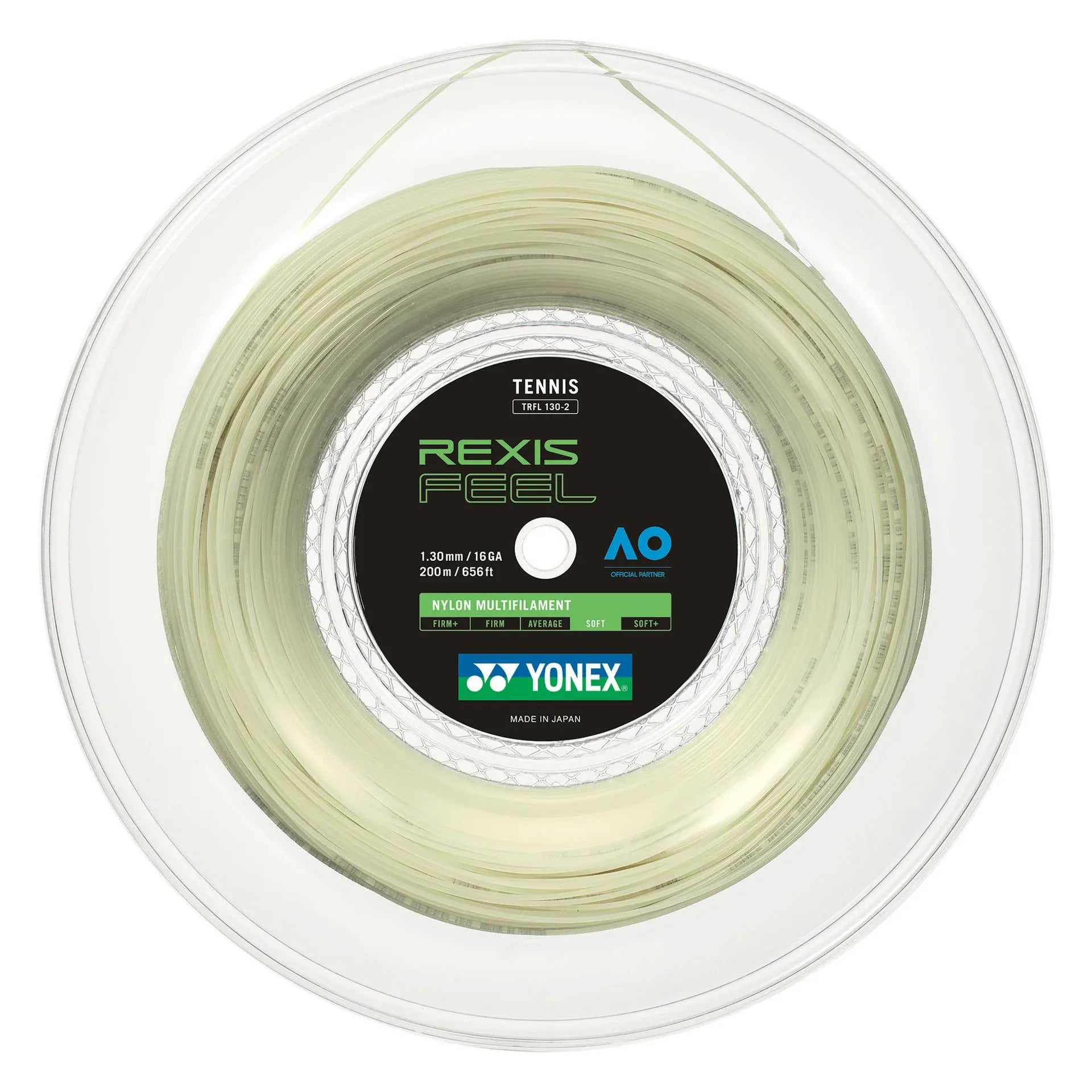 Rollo Cuerda Tenis Rexis Feel 1.30 / 16 Blanco