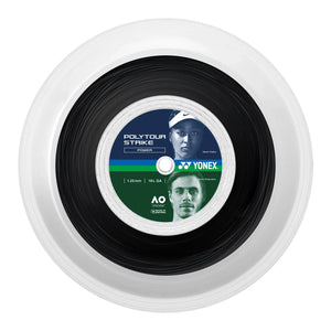 Rollo Cuerda Tenis Poly Tour Strike 1.25 / 16l Negro