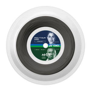 Rollo Cuerda Tenis Poly Tour Pro 1.25 / 16l Grafito