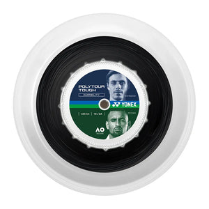 Rollo Cuerda Tenis Poly Tour Tough 1.25 / 16l Negro