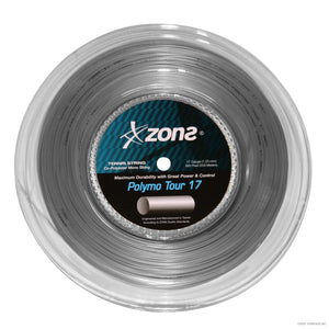 Rollo Cuerda Tenis Polymo Tour 1.23 / 17 Plata