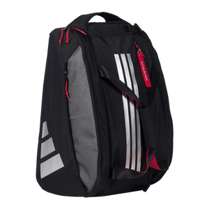 Paletero Adidas Multigame Negro/Rojo 3.4- Ale Galan